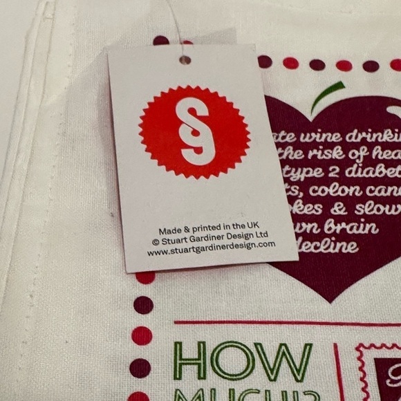 Stuart Gardiner Wine Towel NWT - Picture 3 of 6